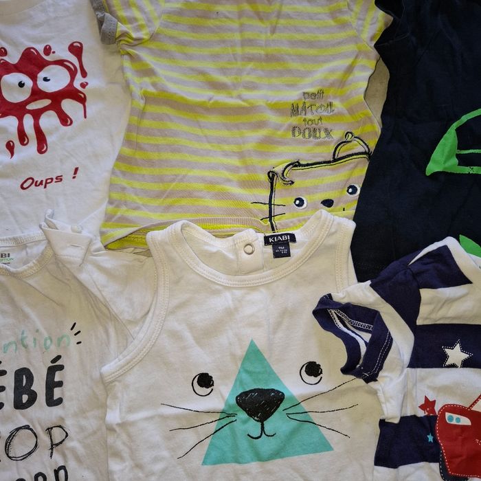 Lot #24 - 6 tee-shirts garçons manches courtes 9 mois - photo numéro 4