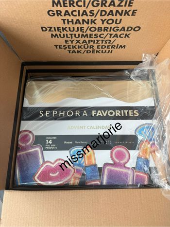Calendrier de l’avent 2025 Sephora favorites