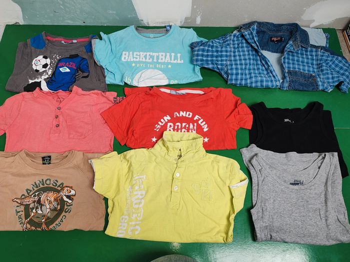 Lot t shirts été 8 ans