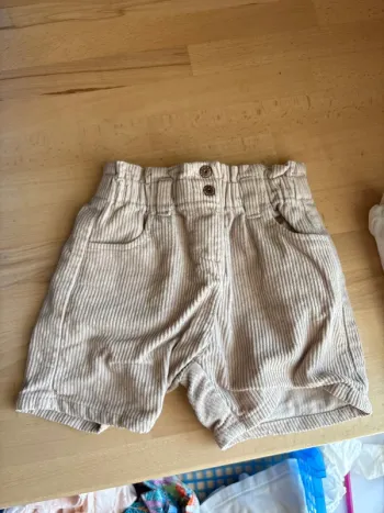 Short en velour