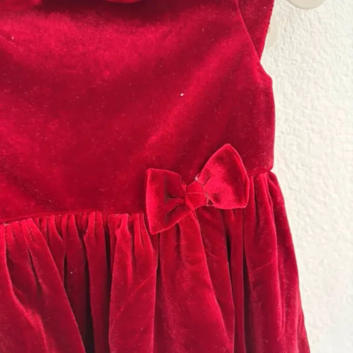 Robe velours rouge - photo numéro 3