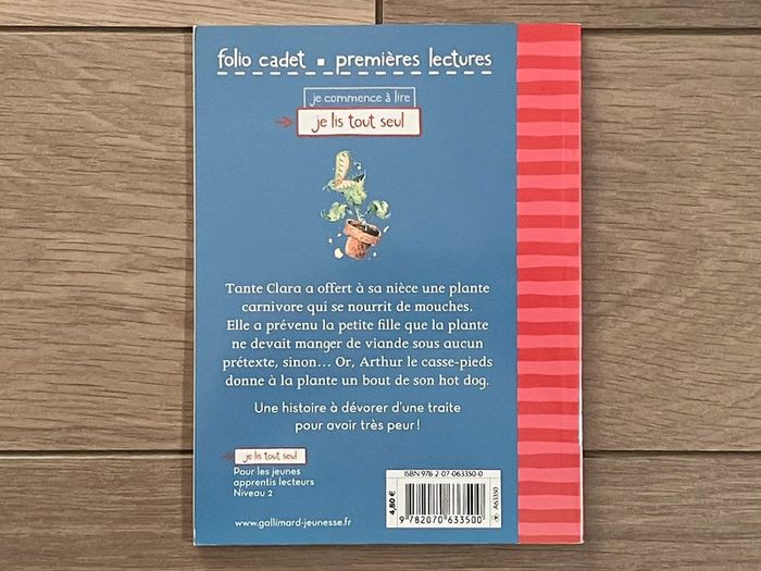La plante carnivore Premières Lectures Folio Cadet Éditions Gallimard Jeunesse 4+ - photo numéro 2