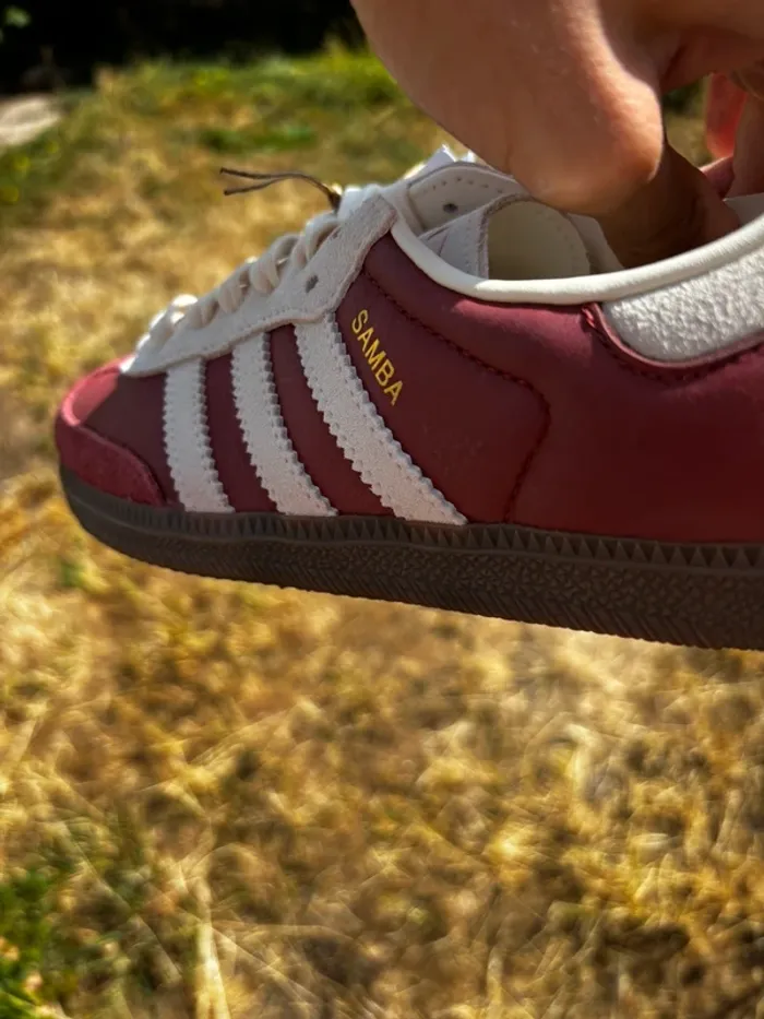Adidas Samba OG Preloved Ruby Cream White - Taille 36 2/3 - photo numéro 5