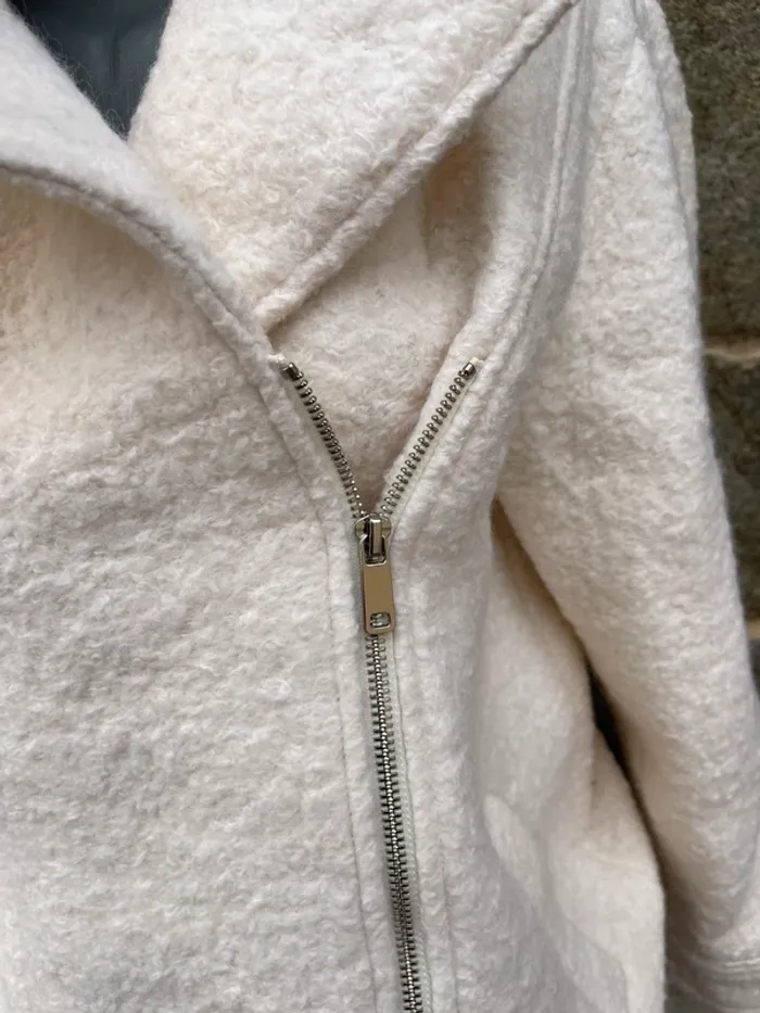 Manteau crème 3/4 - Elora - photo numéro 3