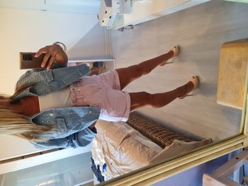 Veste en jean courte ample avec des strass Shein Taille 36