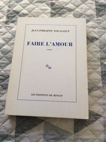 #Faire l’amour par Jean Philippe Toussaint