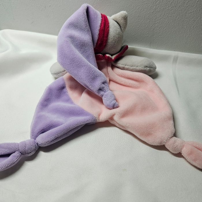 Doudou baby nat ourson rose - photo numéro 2