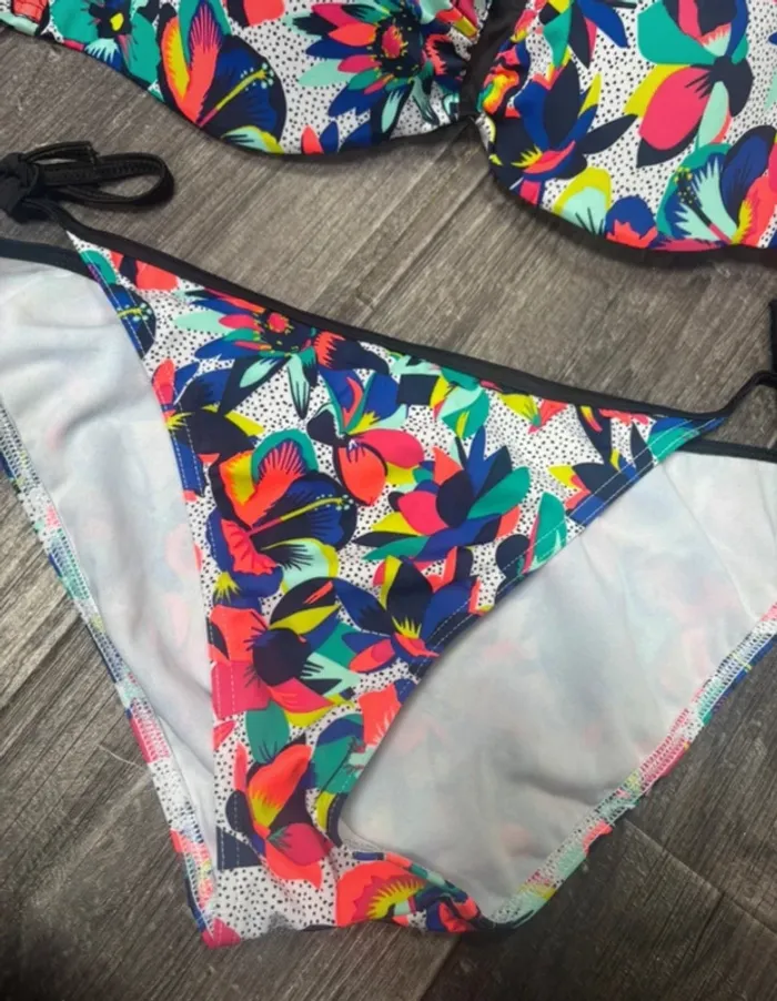 Maillot de bain femme taille L coloré - photo numéro 3