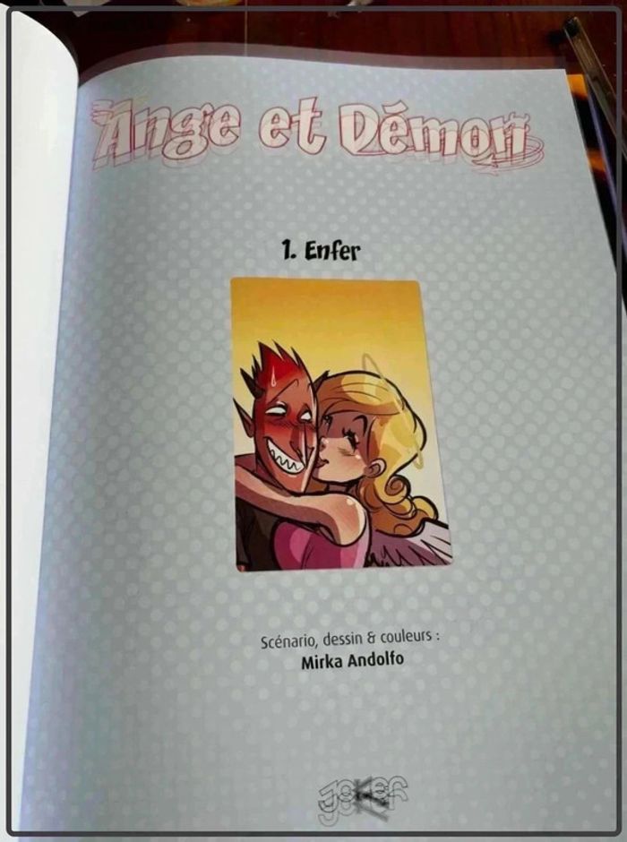 Bd ange  et  demon  de mirka  andolfo  tom  1 - photo numéro 4