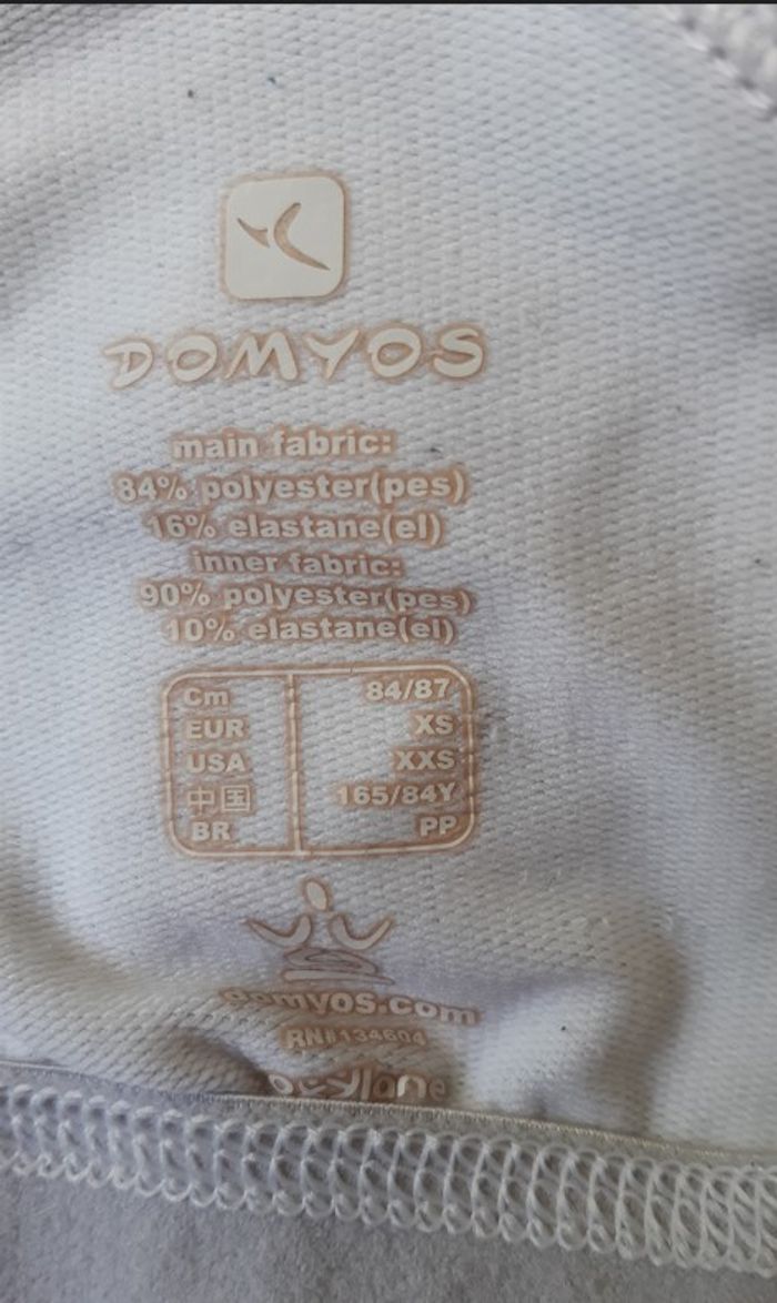 Débardeur sport Domyos, taille XS - photo numéro 3