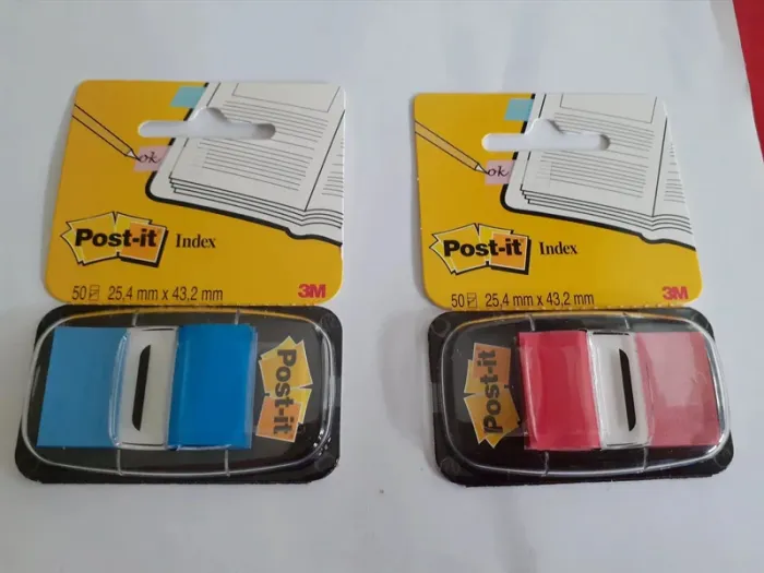 4 lot de post it pour livres