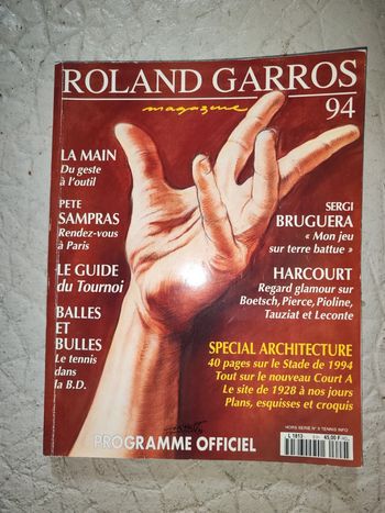 Livre roland Garros