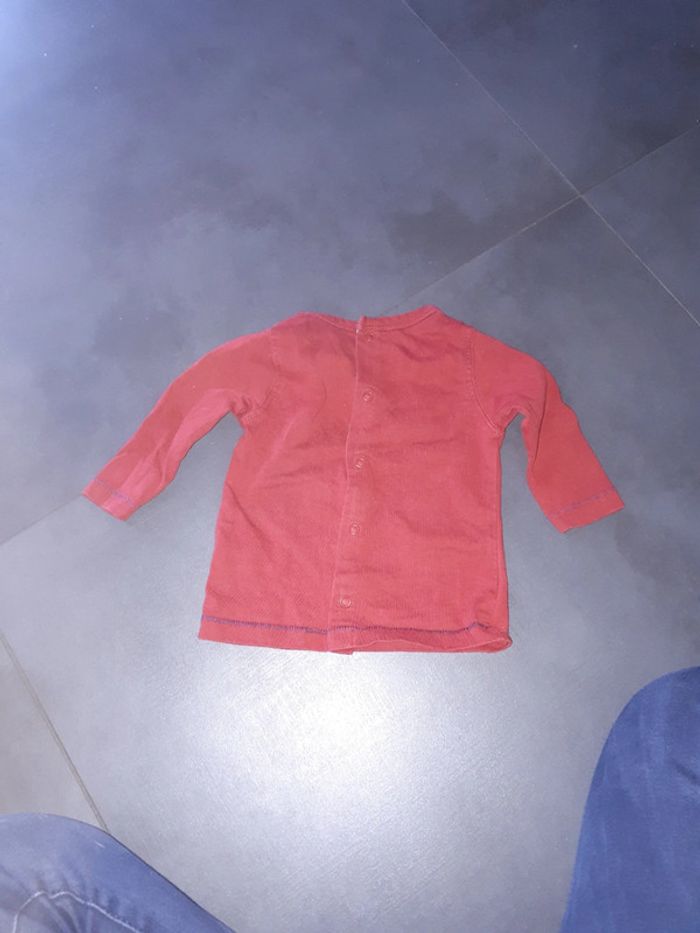 Tee-shirt manches longues Gémo 3 mois - photo numéro 4