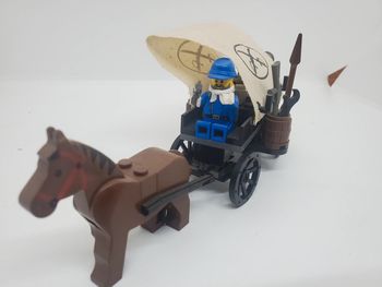 Lego Chariot les Tuniques bleu avec canon.
