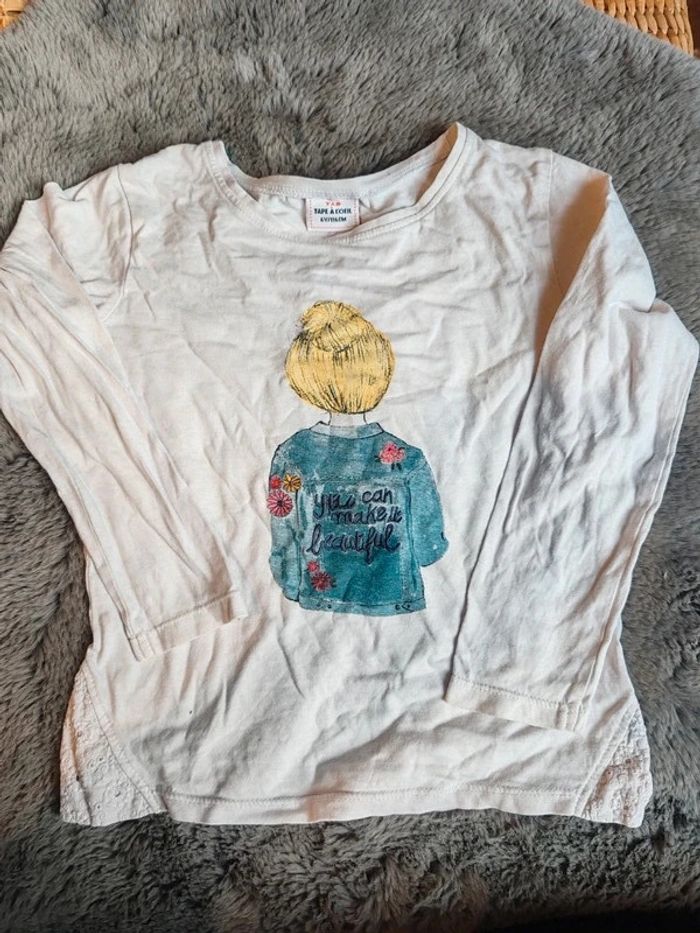 Haut manche longue tape à l'oeil 6 ans