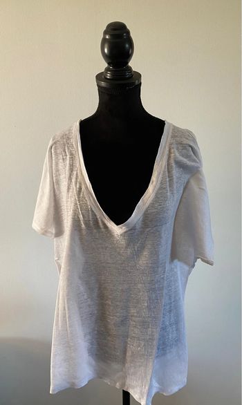 Tee shirt Massimo Dutti blanc taille M