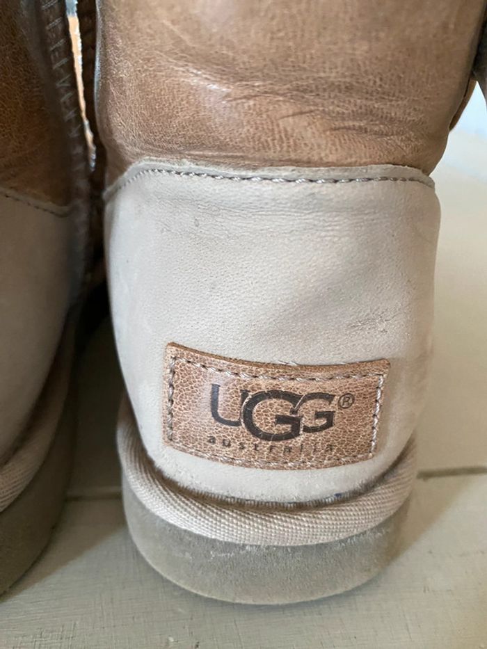 Mini Ugg Swarovski beige Clair bi colore taille 37 - photo numéro 11