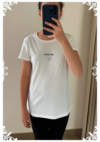 T-shirt Kiabi blanc enfant fille taille 12 ans