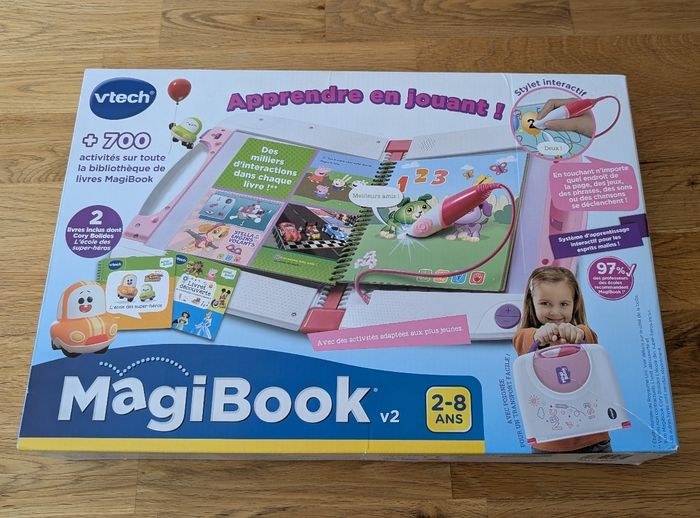 VTech Magicbook v2 rose neuf - photo numéro 3