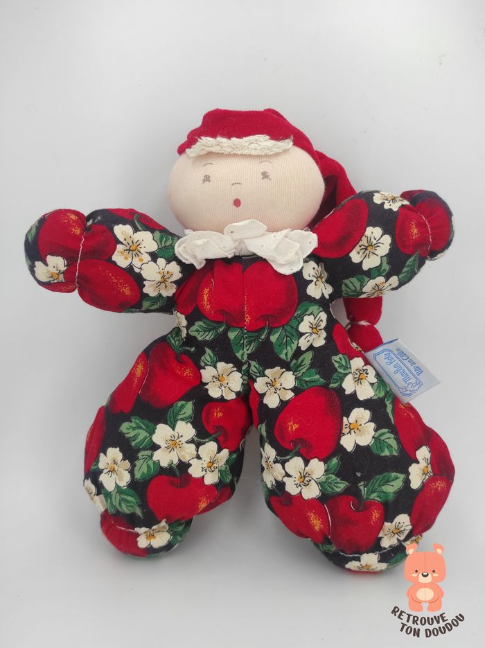 Poupée de chiffon Lutin pomme Moulin Roty Vintage