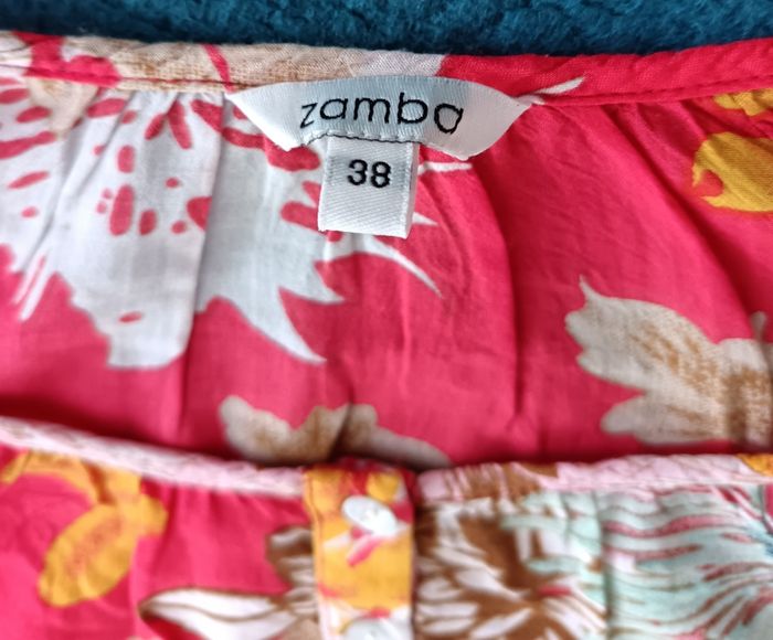 Tunique Zamba taille 38 en très bon état - photo numéro 2