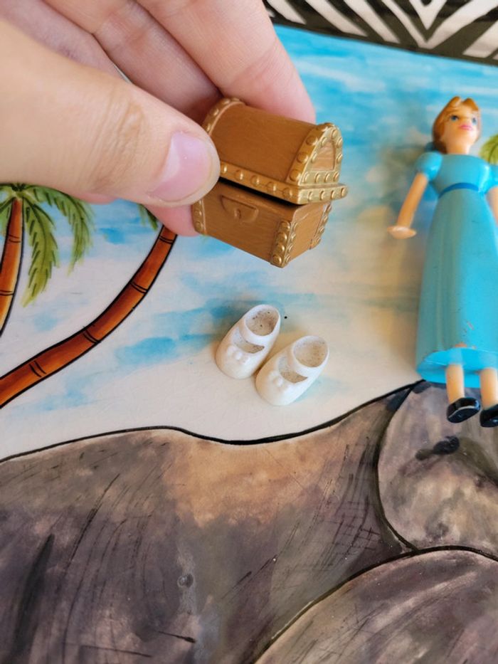 Jouet lot disney figurine péter pan jasmins - photo numéro 2