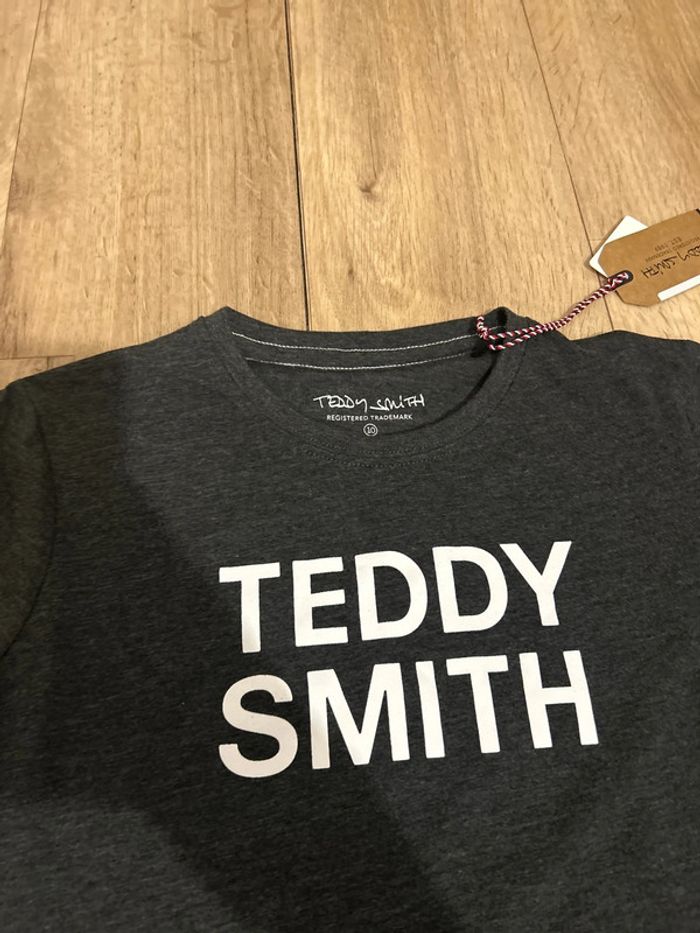 T-shirt gris anthracite Teddy Smith 10 ans - photo numéro 2