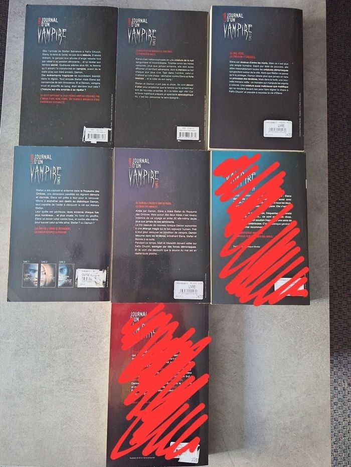 Lot 5 tomes Journal d'un vampire 1-5 - photo numéro 2
