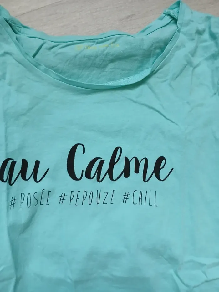 Tee shirt calme - photo numéro 2
