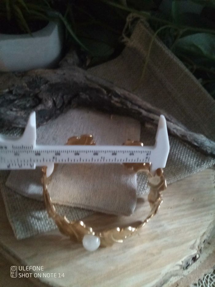 Bracelet bohème acier et pierre de lune - photo numéro 5