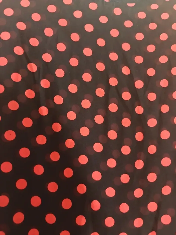 T shirt fluide transparent à pois - photo numéro 2