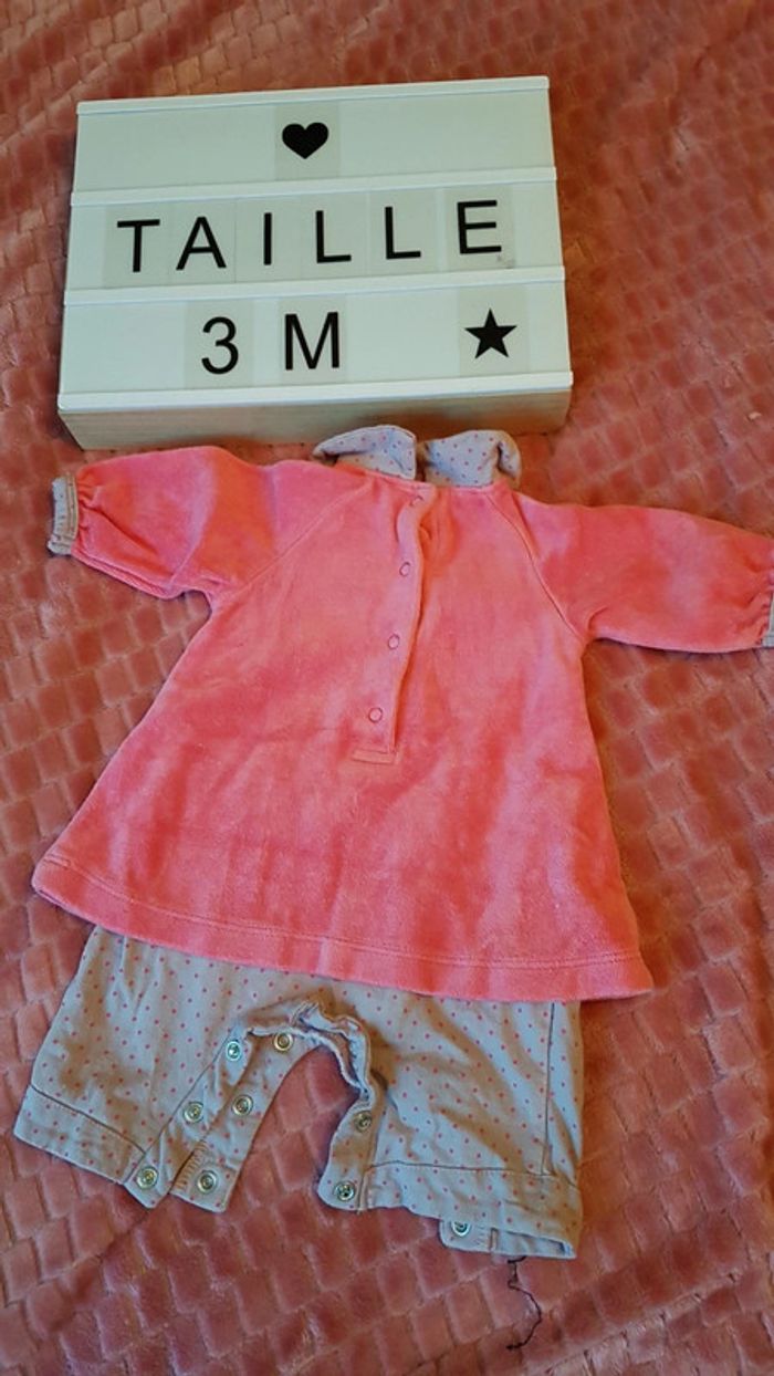 Pyjama Sucre d'Orge 3 mois - photo numéro 3