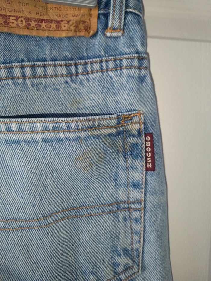 Jeans oboush taille 38 coloris bleu clair idéal pour le travail - photo numéro 6