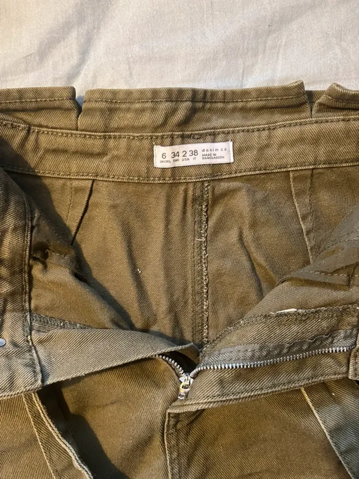 Short kaki avec ceinture - photo numéro 3