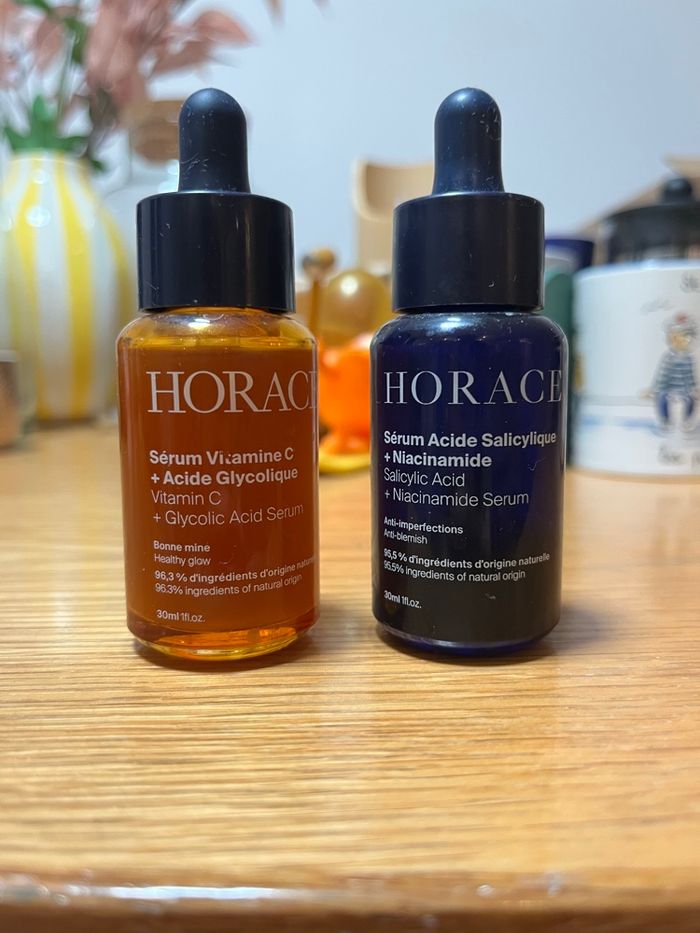 Duo Sérums Horace : Vitamine C + Acide Salicylique