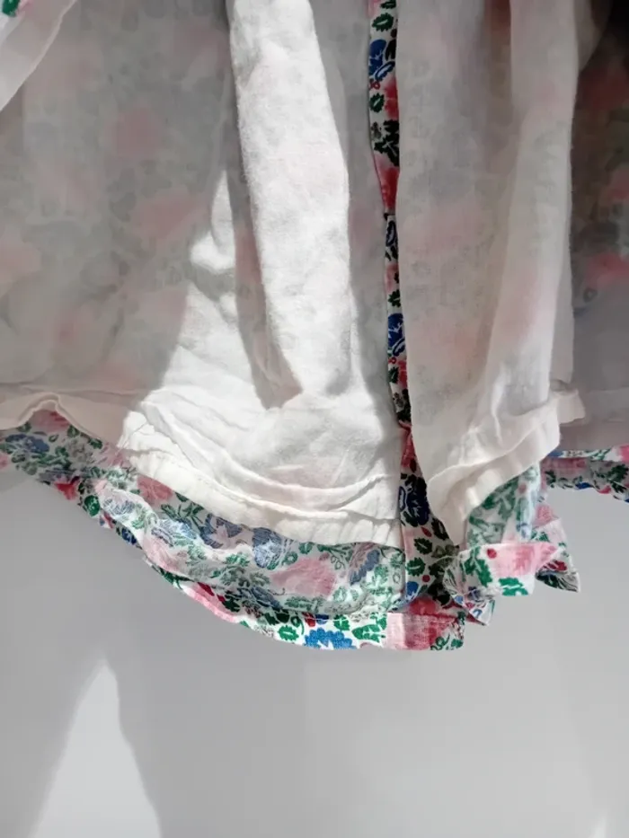 Robe d'été fleurie + culotte bloomer - photo numéro 7