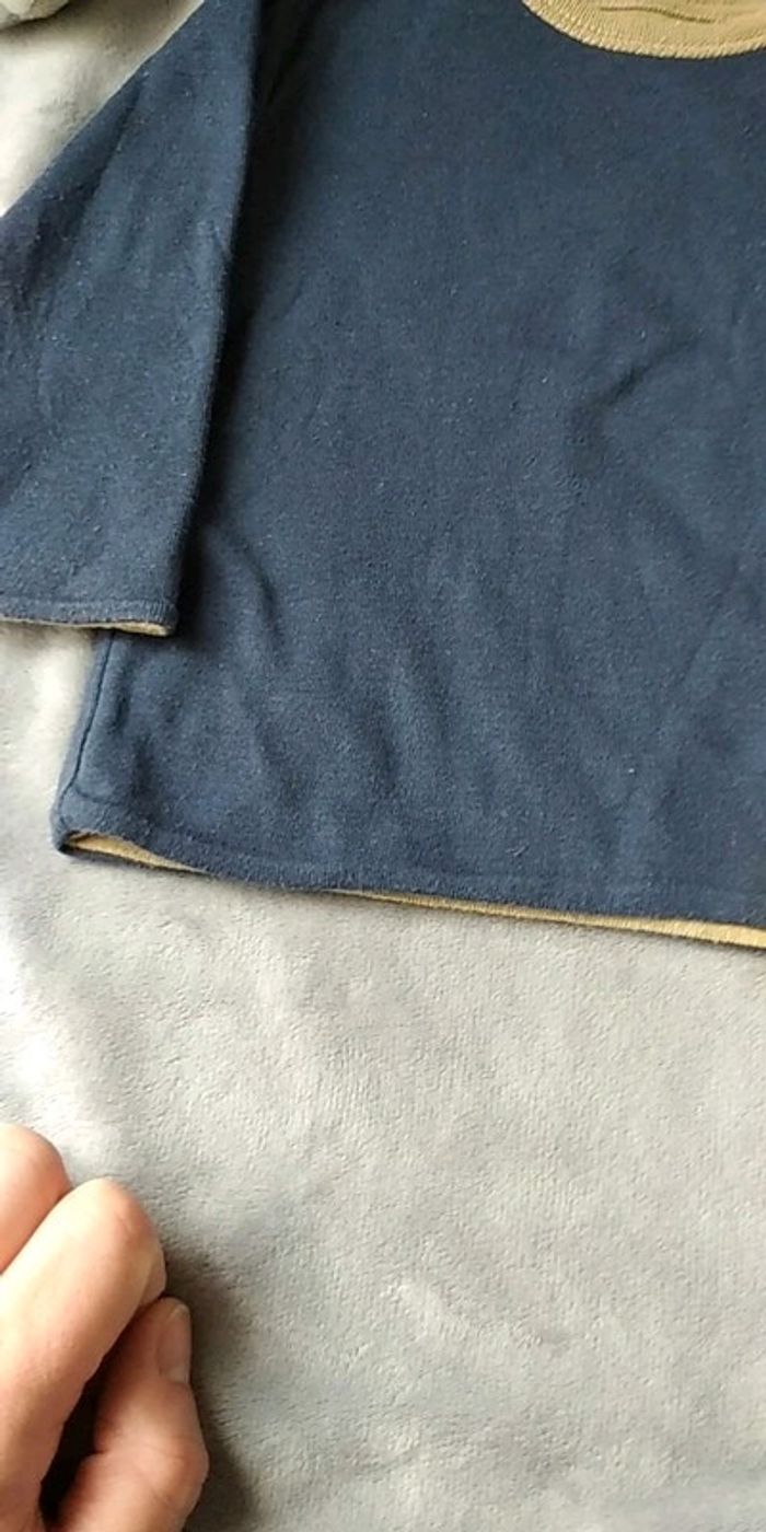 Tee shirt épais manches longues réversible Garçon 6 mois Petit bateau - photo numéro 6