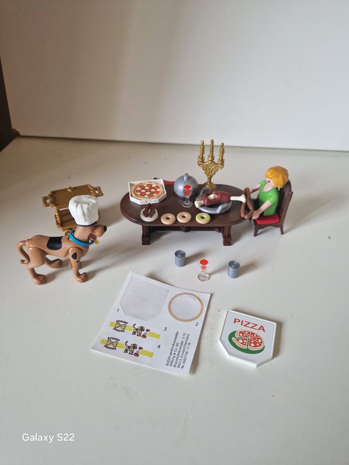 Playmobil Scooby-doo salle de dîner
