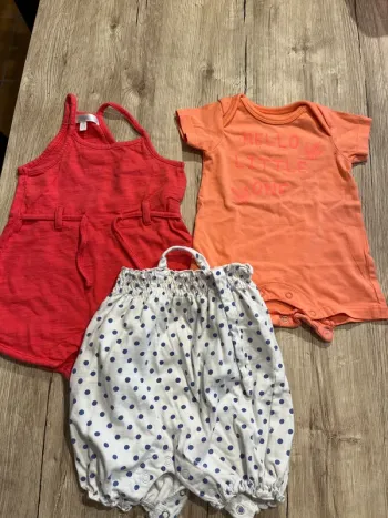 Lot Combishort 1 mois
