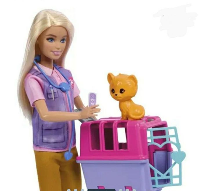 BARBIE VETERINAIRE ET SES ANIMAUX MATTEL - photo numéro 2