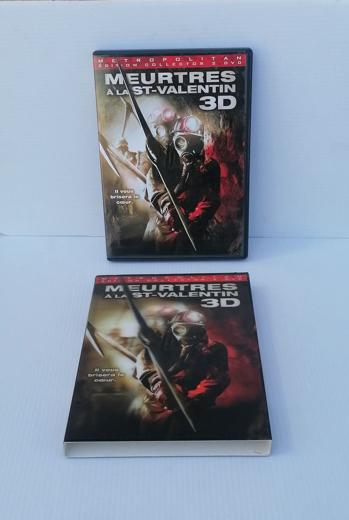 Dvd Meurtres à la St valentin 3D avec lunette 3D incluses. - photo numéro 2