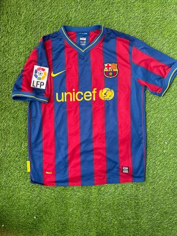 Maillot Fc Barcelone 2009 Domicile vintage Messi 10 authentique
