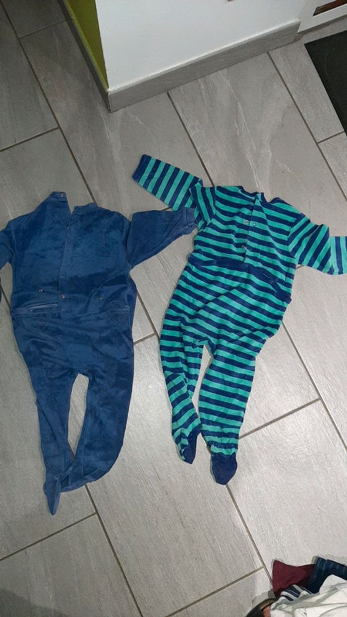 Lot pyjamas velours - photo numéro 5