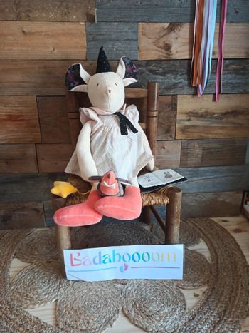 Peluche souris d activités moulin roty tbe