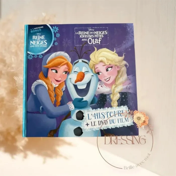 La reine des neiges joyeuses fêtes avec olaf + dvd du film