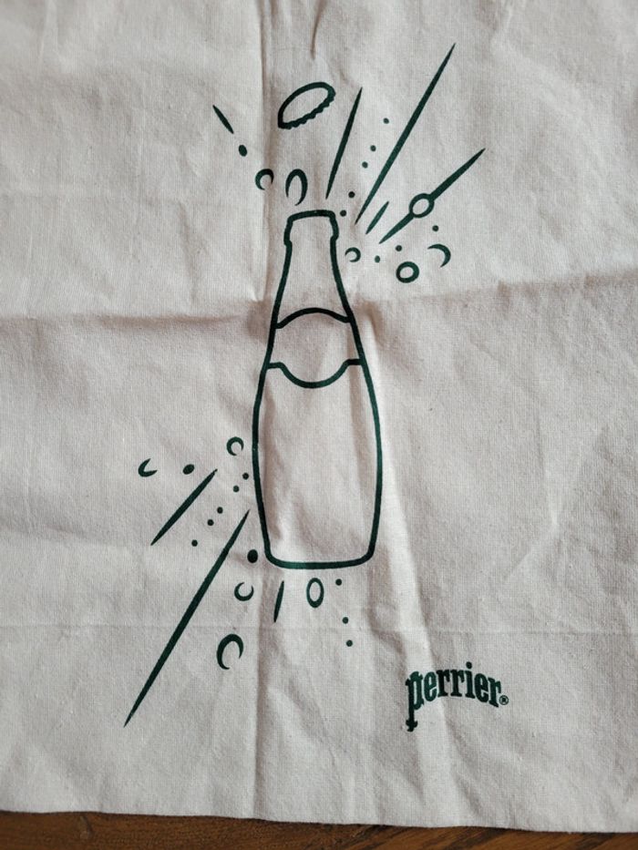 Neuf 1 totebag sac Perrier - photo numéro 2