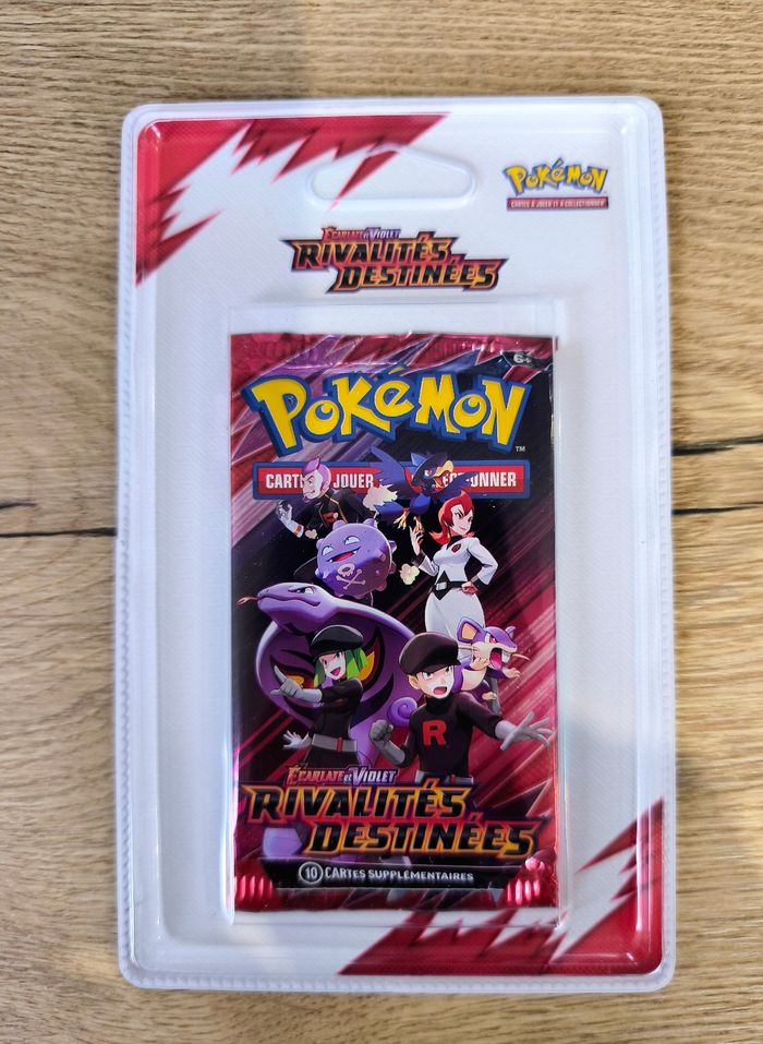 Blister plastique Pokémon Rivalités Destinées EV10 Neuf avec opercule