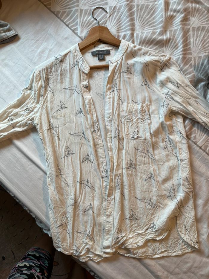 Chemise motif oiseaux - photo numéro 5