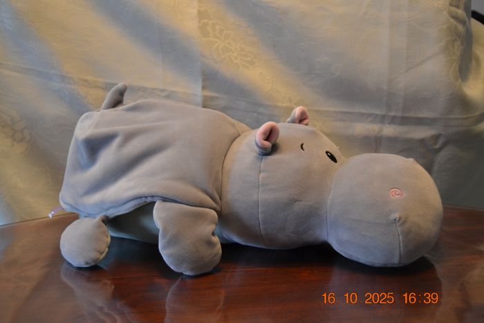 Peluche réversible hippopotame et crocodile - photo numéro 6