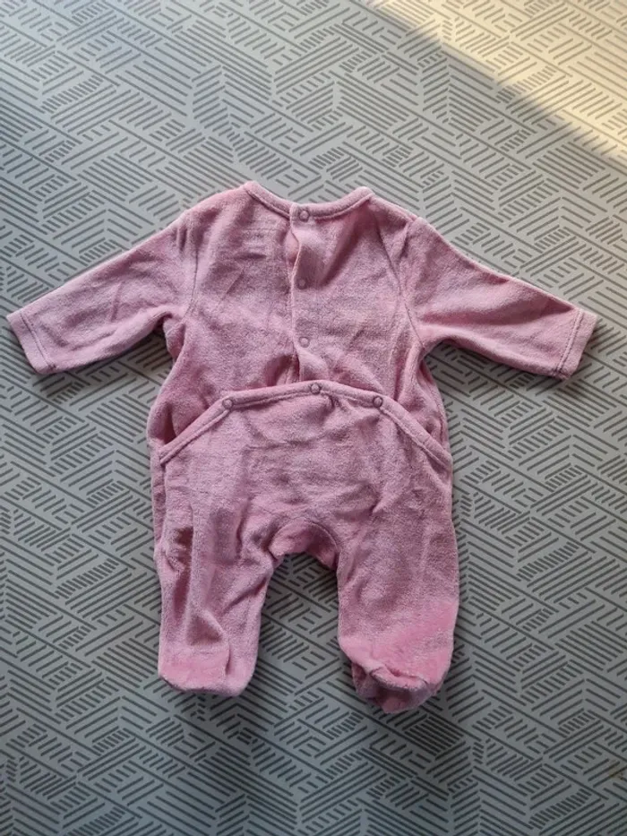 Pijama chaud fille Orchestra rose licorne naissance 50 - photo numéro 2